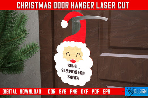 Christmas Door Hanger Bundle | Porch Sign | Holiday Decorations | Home Decor | CNC Files SVG Fly Design 