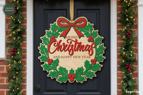 Christmas Door Sign Svg Bundle SVG SvgOcean 