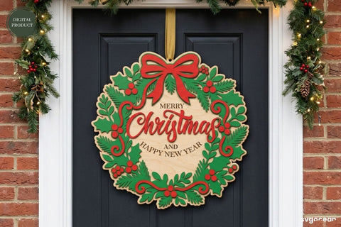 Christmas Door Sign Svg Bundle SVG SvgOcean 