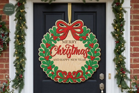 Christmas Door Sign Svg Bundle SVG SvgOcean 
