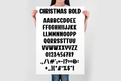Christmas Duo Font SVG, OTF, TTF | Christmas Letters | Winter Alphabet | Christmas Outline, Bold, Duo SVG TonisArtStudio 
