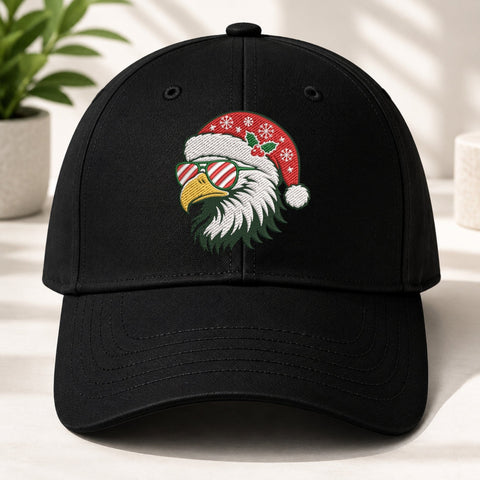 Christmas Eagle Santa Hat Machine Embroidery Design PES DST Stitch Files Embroidery/Applique DESIGNS PatternFeed8 