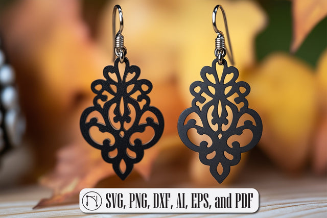 Christmas Earring SVG cut file SVG MD JOYNAL ABDIN 