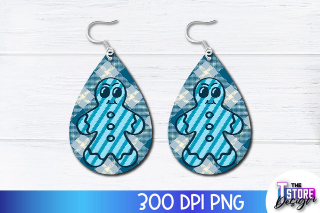 Christmas Earrings Sublimation Design | Accessories PND Design | Earrings PNG Sublimation The T Store Design 