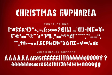 Christmas Euphoria Font Prasetya Letter 