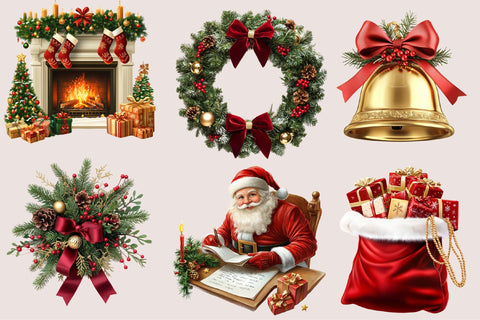 Christmas Eve Clipart Sublimation SVGArt 