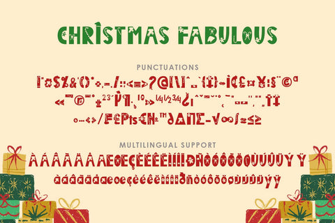 Christmas Fabulous Font Prasetya Letter 