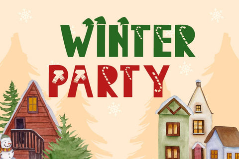 Christmas Fabulous Font Prasetya Letter 