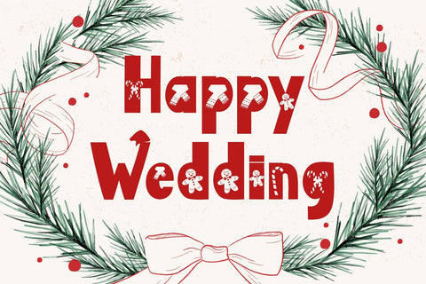 Christmas Fabulous Font Prasetya Letter 