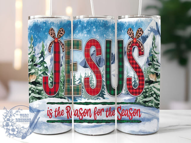 Christmas Faith, Jesus Tumbler, Holiday Design, Sublimation PNG, Christian Gifts, Faith-Based Decor, Religious Christmas, Merry Christmas Sublimation ToriDesigns 