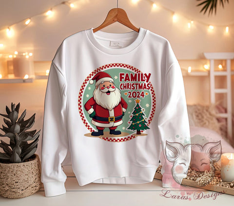 Christmas Family, 2024 Holiday, PNG Files, Sublimation Designs, Family Christmas, Holiday Decor, Personalized Gifts, Winter Crafts Sublimation Lara' s Designs 