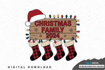 Christmas family 2024 sublimation png design Sublimation Regulrcrative 