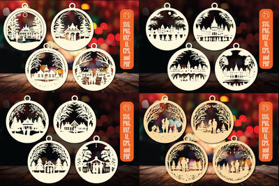 Christmas Family Ornament SVG Bundle SVG MD JOYNAL ABDIN 