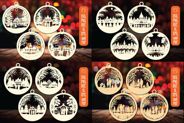 Christmas Family Ornament SVG Bundle SVG MD JOYNAL ABDIN 