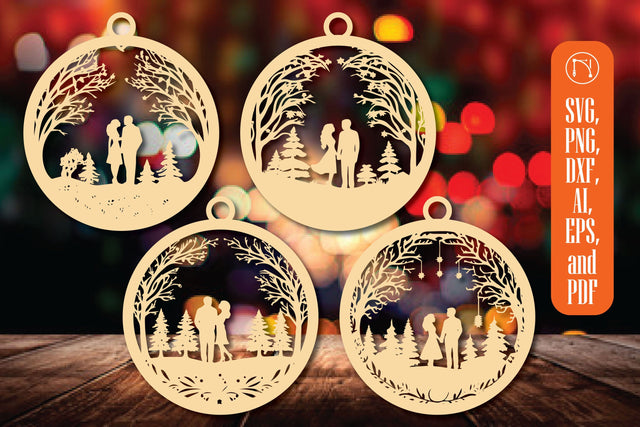 Christmas Family Ornament SVG Bundle SVG MD JOYNAL ABDIN 
