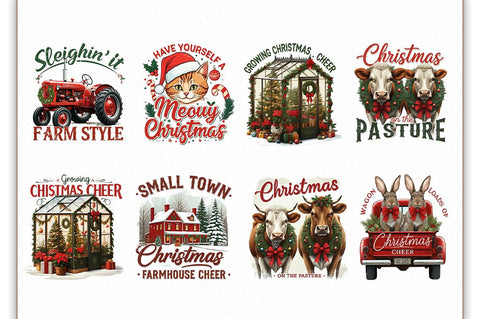Christmas Farm Sublimation Bundle Sublimation Shetara Begum 