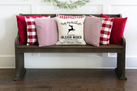 Christmas Farmhouse Sign SVG Sublimation Pickled Thistle Creative 