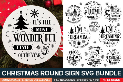 Christmas Farmhouse Svg Bundle/70 Designs SVG designmaster24 