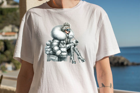 Christmas Fashion Girl Sublimation Clipart Bundle Sublimation SVGArt 