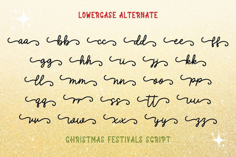 Christmas Festivals - Font Duo Font AnningArts Design 