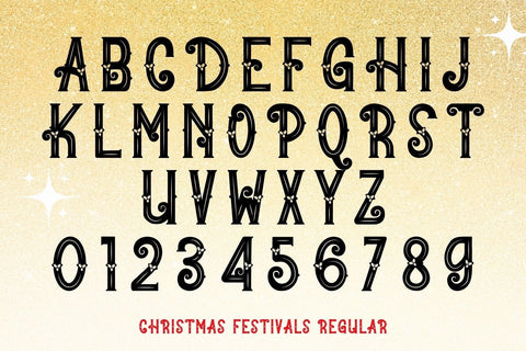 Christmas Festivals - Font Duo Font AnningArts Design 