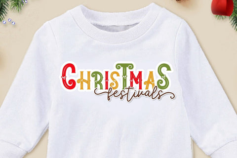 Christmas Festivals - Font Duo Font AnningArts Design 