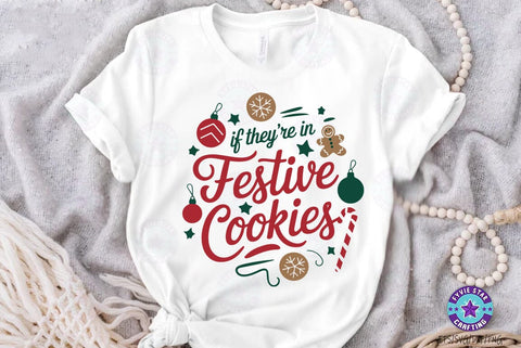 Christmas festive cookies SVG, Christmas Quote T shirt Design, Christmas Illustration SVG FiveStarCrafting 