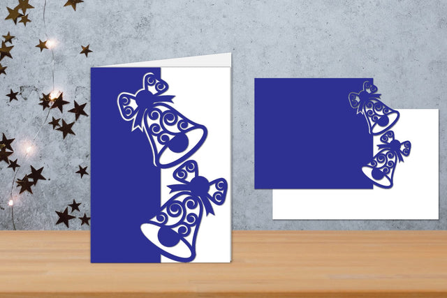 Christmas folded Cards, Cricut Christmas card SVG zafrans studio 