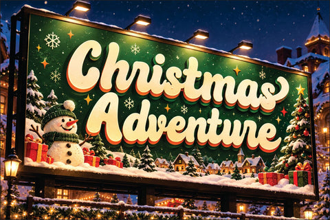 Christmas Font - Beloved Holiday Font Mozarella 