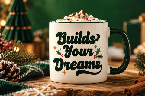 Christmas Font - Beloved Holiday Font Mozarella 