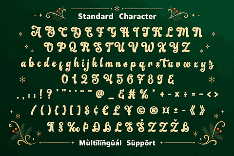 Christmas Font - Christmas Kindness Font Mozarella 