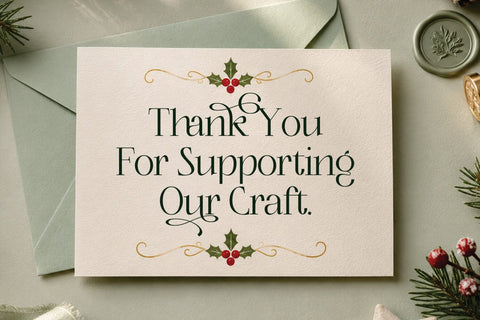 Christmas Font – Family Blessings Font Mozarella 