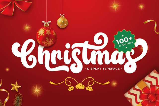 Christmas Font Mozarella 