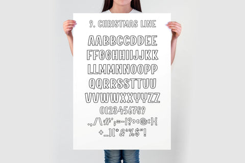 Christmas Font SVG Bundle | Christmas Duo | 9 Festive Styles SVG TonisArtStudio 