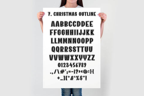 Christmas Font SVG Bundle | Christmas Duo | 9 Festive Styles SVG TonisArtStudio 