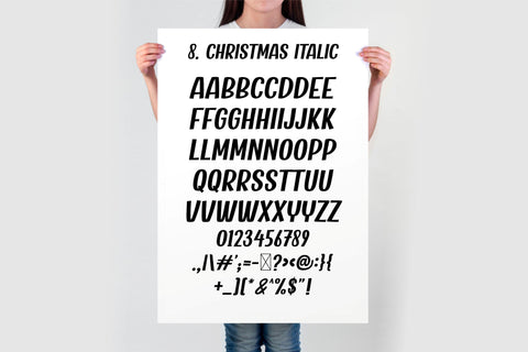 Christmas Font SVG Bundle | Christmas Duo | 9 Festive Styles SVG TonisArtStudio 