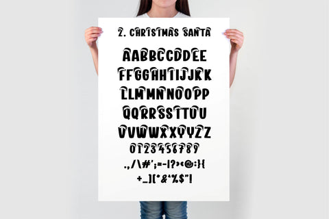 Christmas Font SVG Bundle | Christmas Duo | 9 Festive Styles SVG TonisArtStudio 