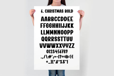 Christmas Font SVG Bundle | Christmas Duo | 9 Festive Styles SVG TonisArtStudio 