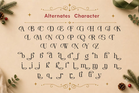 Christmas Font – Welcome Christmas Font Mozarella 