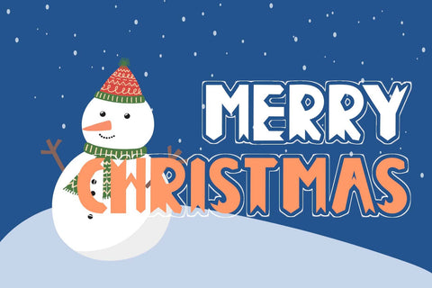 Christmas Games Font Prasetya Letter 