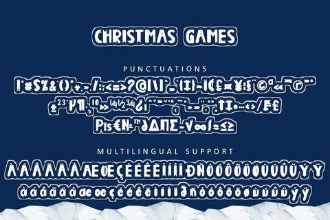 Christmas Games Font Prasetya Letter 