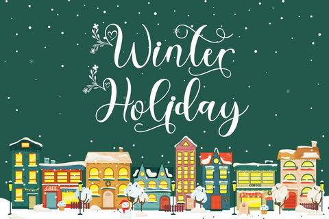 Christmas Garden Font Prasetya Letter 