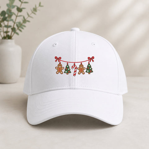 Christmas Garland Embroidery Design – Gingerbread Christmas Tree Candy Cane Machine Embroidery File, Holiday Bunting Design Embroidery/Applique DESIGNS PatternFeed8 