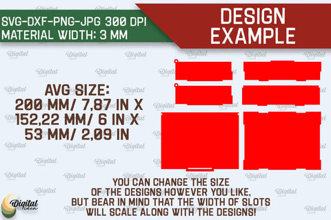 Christmas Gift Box Laser Cut. 3D Xmas Eve Box SVG SVG Evgenyia Guschina 