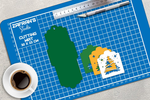 Christmas Gift Card Holder | Christmas Tag 3D Paper zafrans studio 