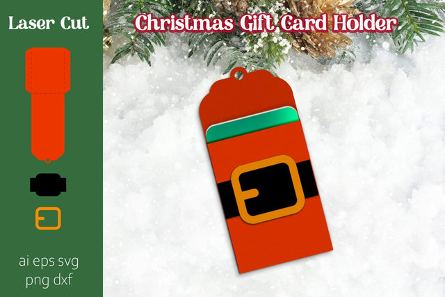 Christmas gift card holder svg papercut 3D Paper AnastasiyaArtDesign 