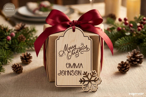 Christmas Gift Tag SVG Bundle SVG SvgOcean 