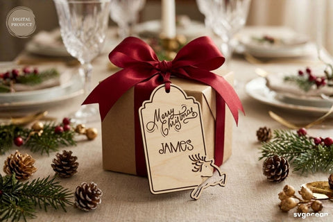 Christmas Gift Tag SVG Bundle SVG SvgOcean 