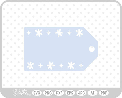 Christmas Gift Tag SVG DottieDigitals 