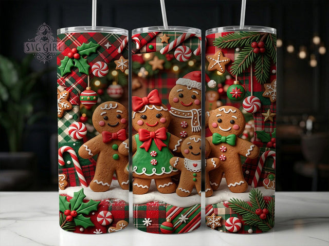 Christmas Gingerbread 20oz Tumbler, Gingerbread Xmas, Gingerbread Tumbler, Christmas Tumbler, Gingerbread PNG, Holiday Gingerbread, 20oz Tumbler Wrap, Gingerbread Wrap Sublimation SvggirlplusArt 